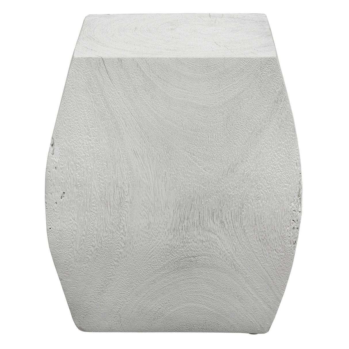 Uttermost Grove Ivory Wooden Accent Stool