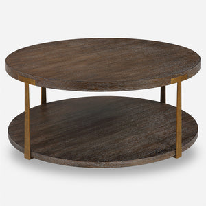 Palisade Round Wood Coffee Table