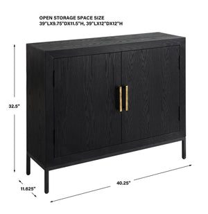 Front Range Dark Oak 2 Door Cabinet