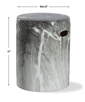 Marvel Marbled Garden Stool