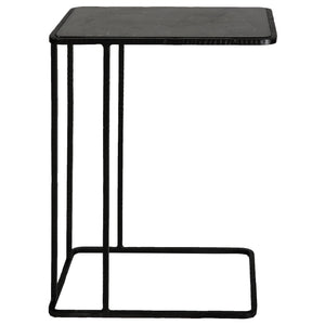 Cavern Stone & Iron Accent Table