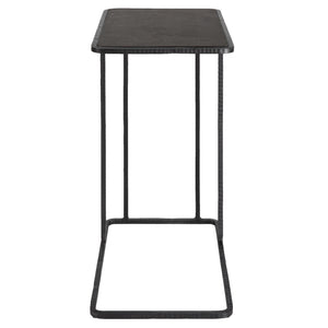 Cavern Stone & Iron Accent Table