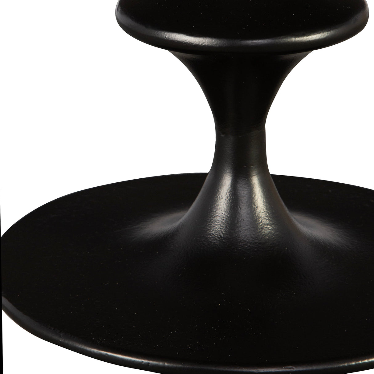 Flight Textured Black Accent Table