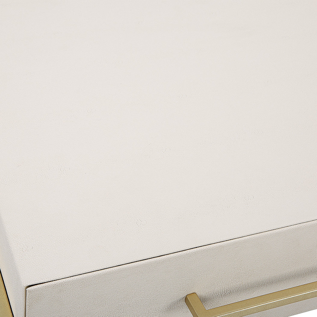 Jewel Modern White Desk