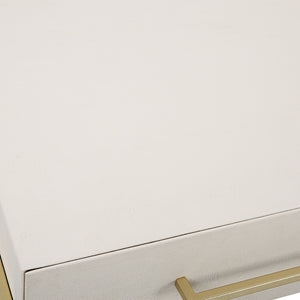 Jewel Modern White Desk