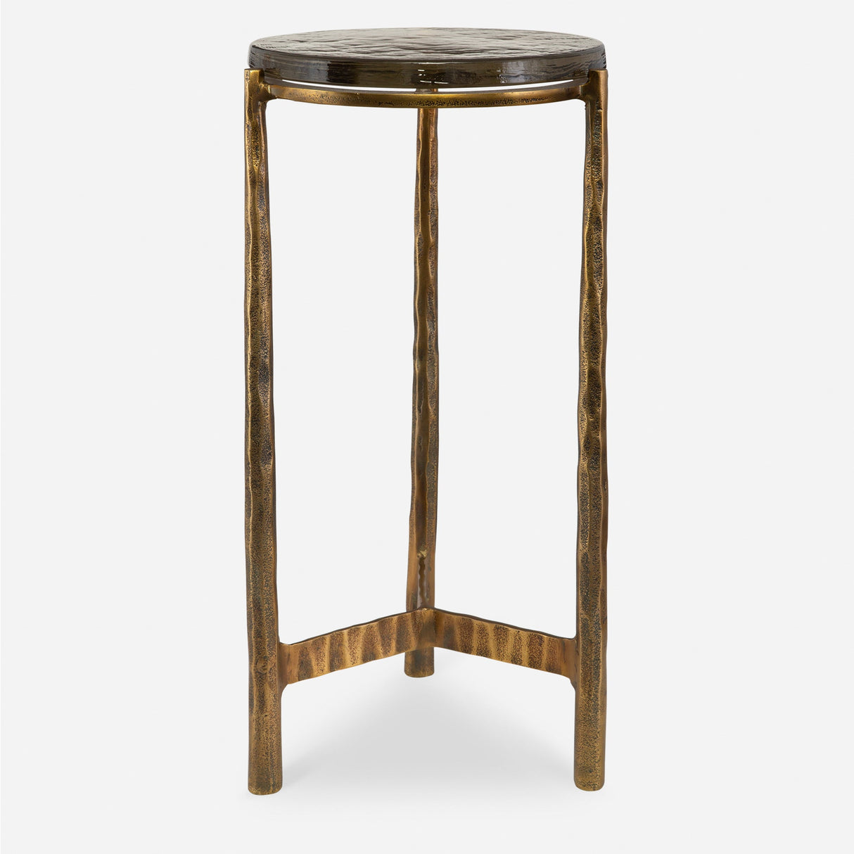 Eternity Accent Table, Brass