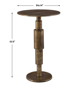 Uttermost Descend Gold Accent Table