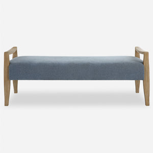 Uttermost Daylight Sky Blue Bench