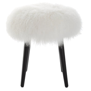 Uttermost Wooly Sheepskin Accent Stool