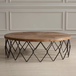 Uttermost Chain Reaction Wooden Coffee Table