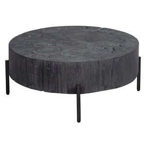 Uttermost Adjoin Rustic Black Coffee Table