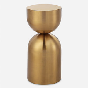 Uttermost Golden Vessel Modern Accent Table