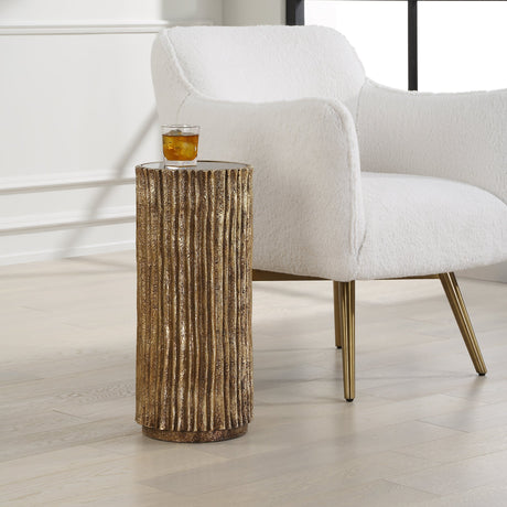 Echo Brass Drink Table