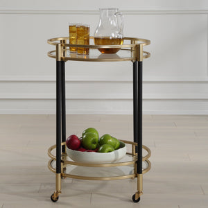 Dolly Round Bar Cart