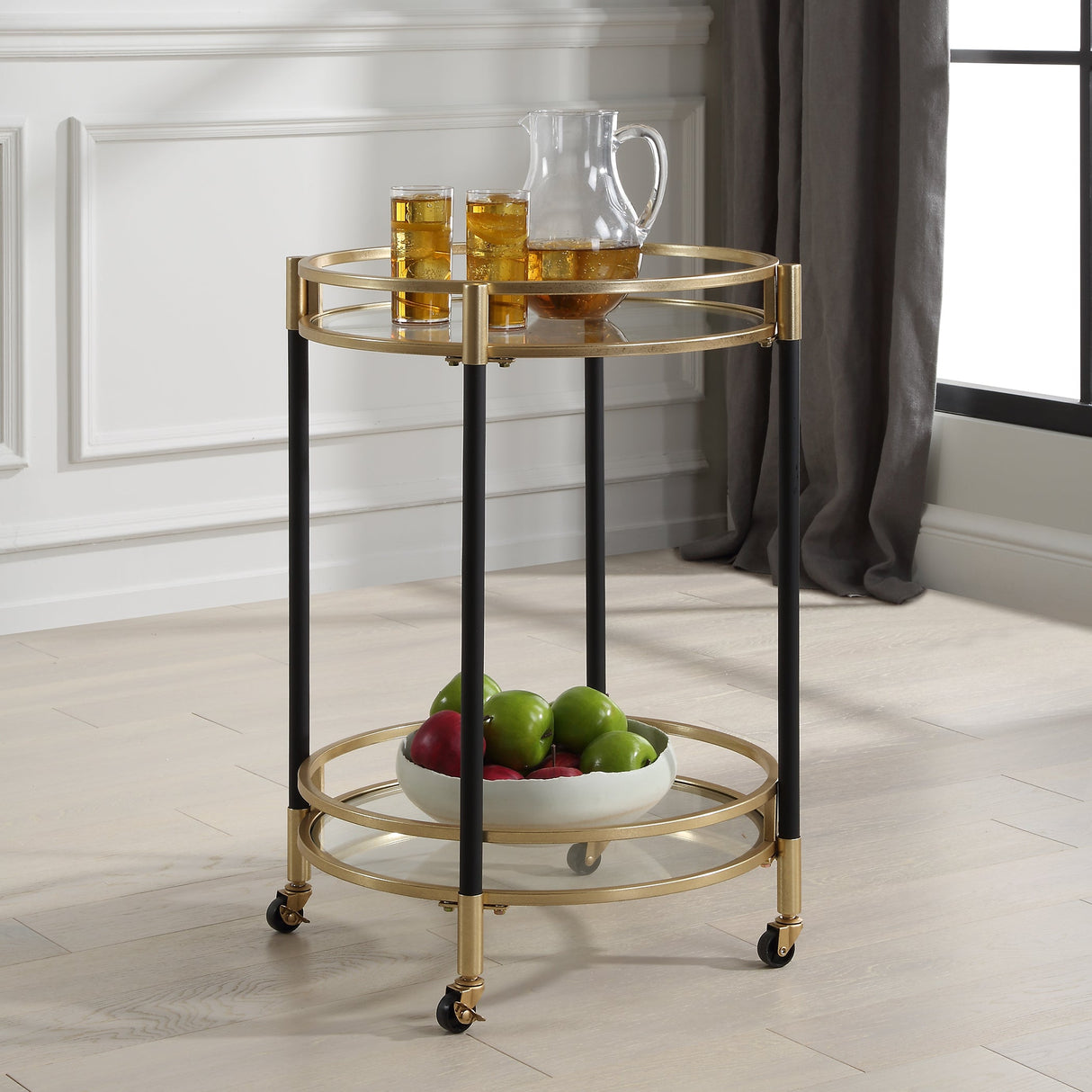 Dolly Round Bar Cart