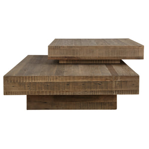 Rustic Planes Modern Coffee Table