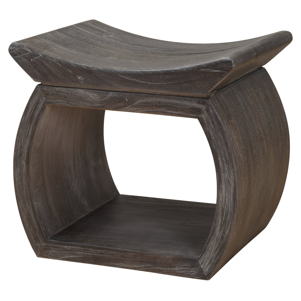 Connor Walnut Accent Stool