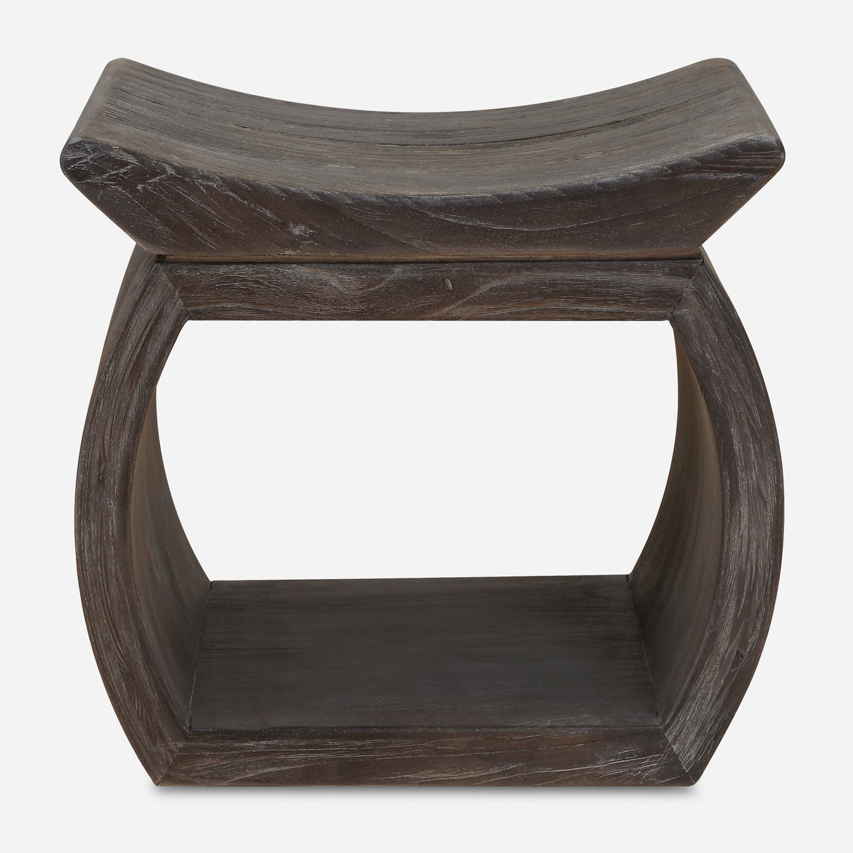 Connor Walnut Accent Stool