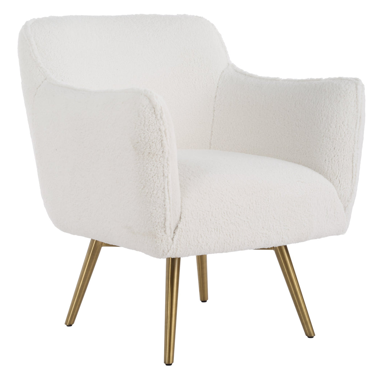 Oasis White Swivel Chair