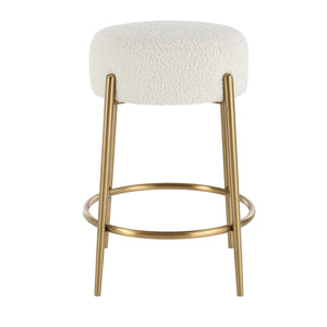 Arles Brass Counter Stool