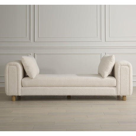 Repose Oversized Ivory Bench