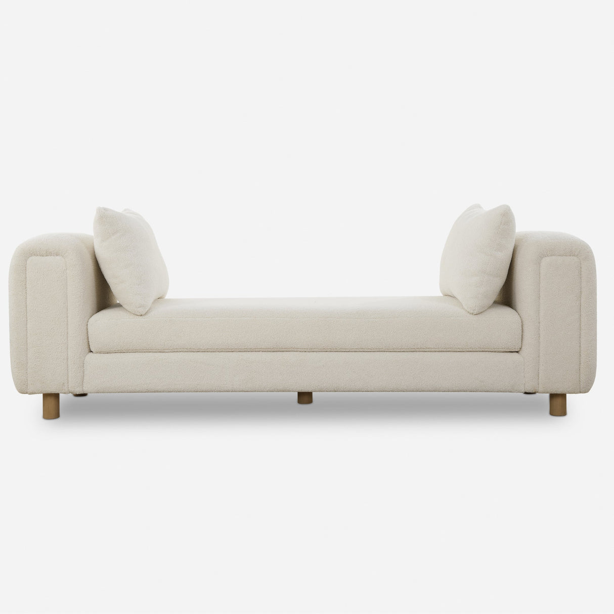 Repose Oversized Ivory Bench