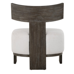 Finlay Dark Walnut Accent Chair