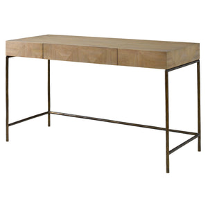 Aristotle Natuiral Wood Modern Desk