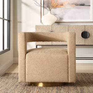 Grounded Modern Swivel Chair