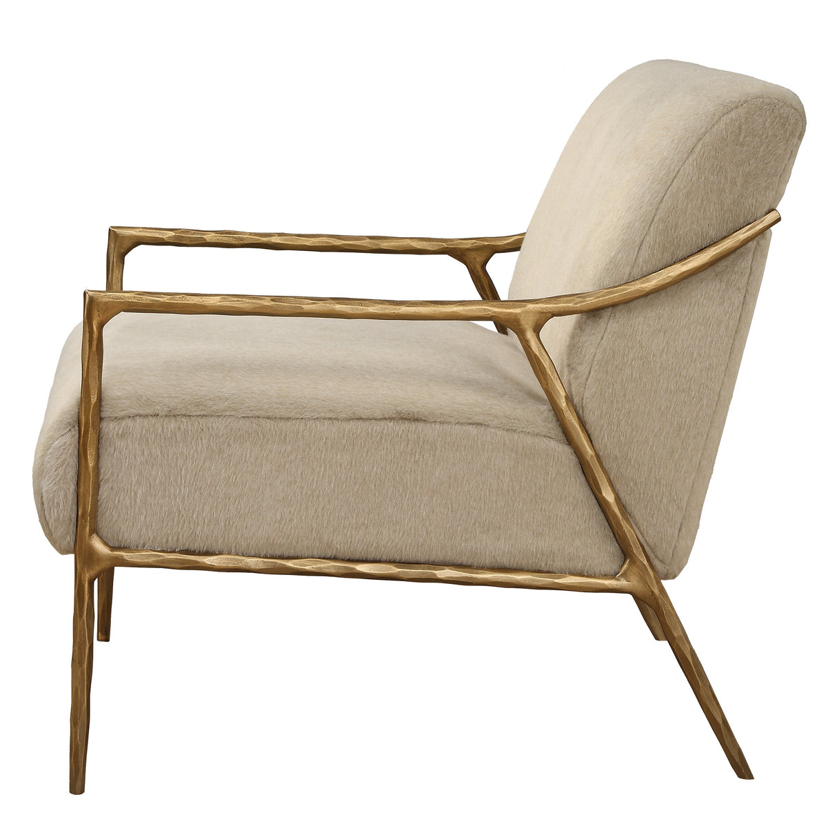 Kashmir Aged Gold Accent Chair