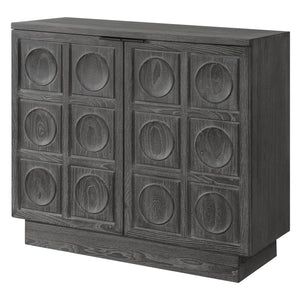 Shelby 2 Door Ebony Stained Cabinet