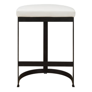 Ivanna White Counter Stool