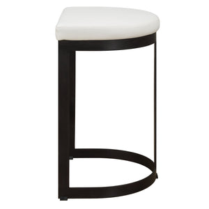 Ivanna White Counter Stool