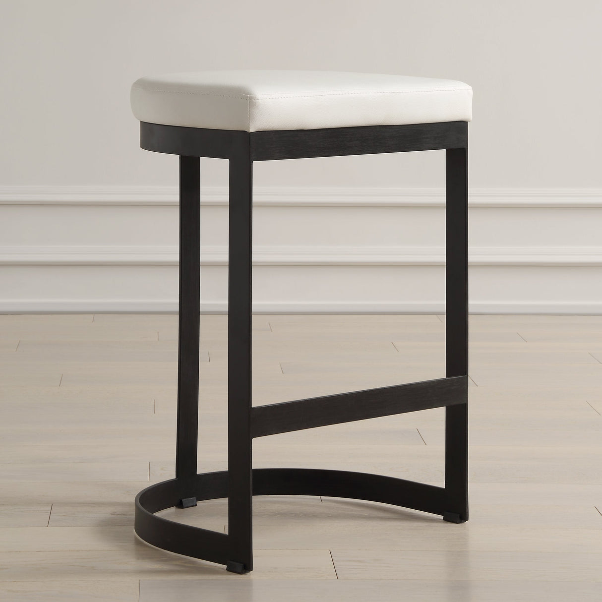 Ivanna White Counter Stool