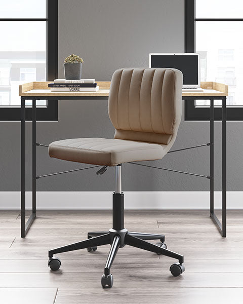 Package 5 Office Desk & Office Desk Chair with Table Lamp