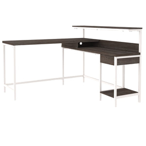 Dorrinson Home Office L-Desk with Storage