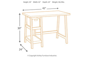 Mirimyn 42" Home Office Desk