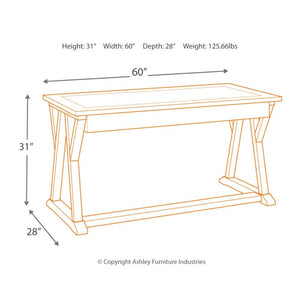 Jonileene 60" Home Office Desk