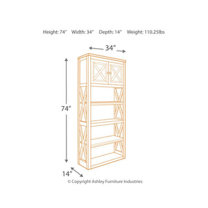 Tyler Creek 74" Bookcase