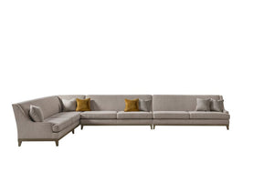 Hardt beige Sectional- RAF Armed Sofa