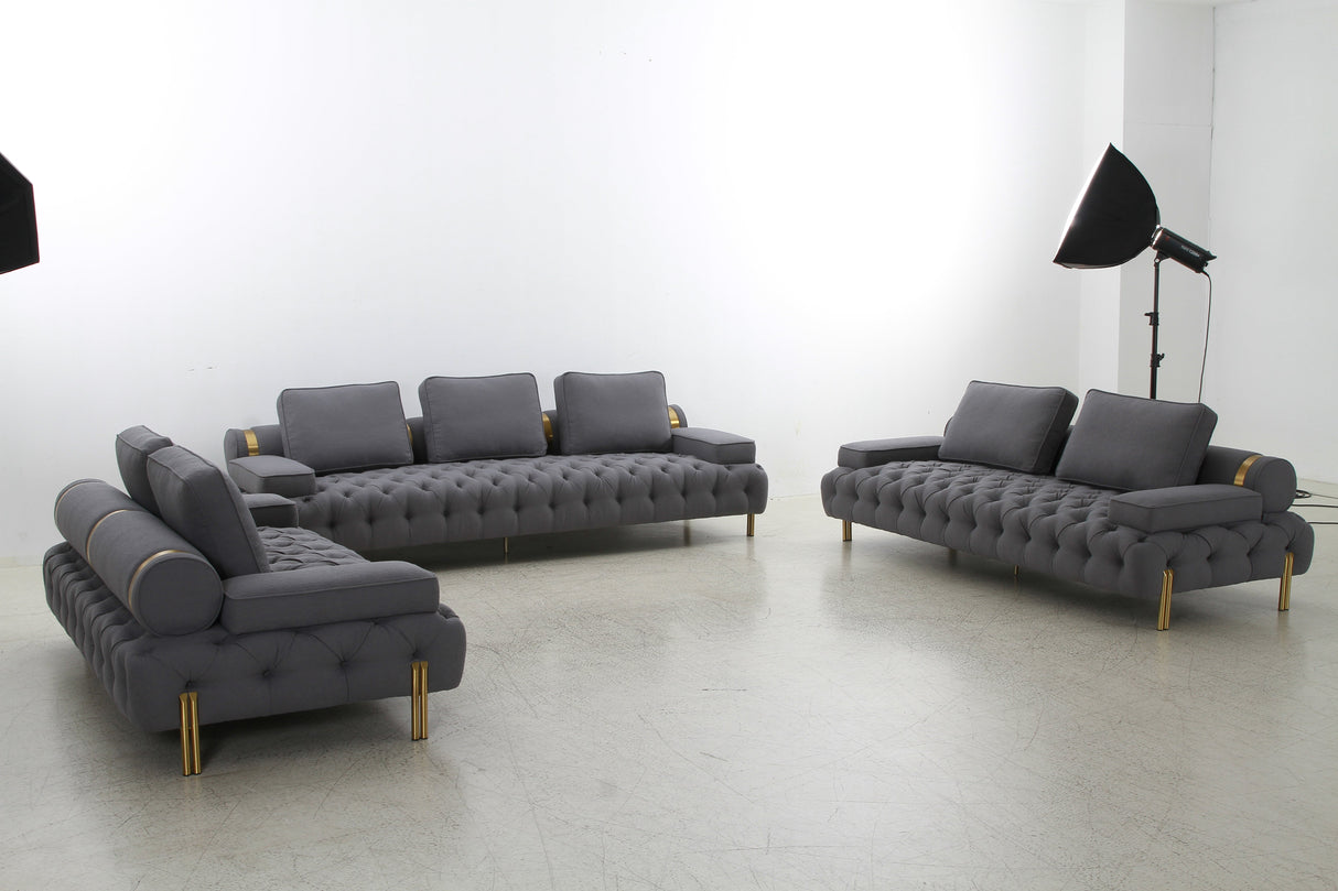 Tufting 3 Seater Sofa (240cm)