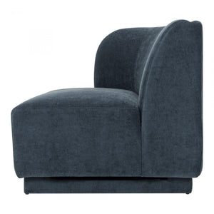 Yoon 2 Seat Chaise Left Dusty Blue