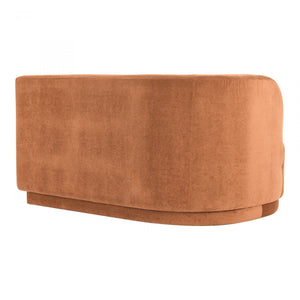 Yoon 2 Seat Sofa Right Rust