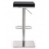 Bari Grey Steel Adjustable Barstool