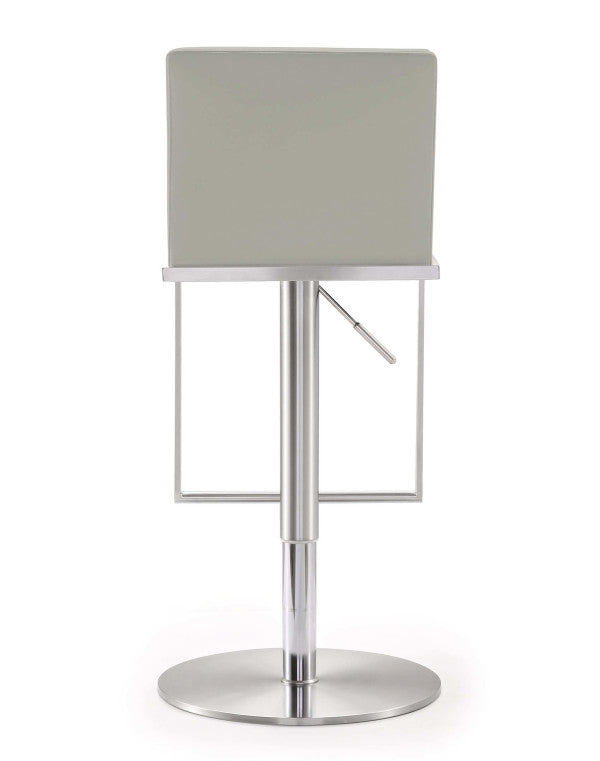 Amalfi Light Grey Stainless Steel Barstool