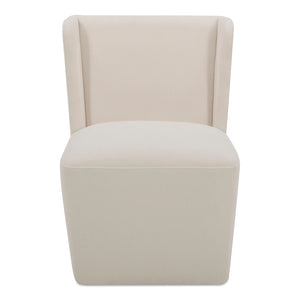 CORMAC ROLLING DINING CHAIR PERFORMANCE FABRIC