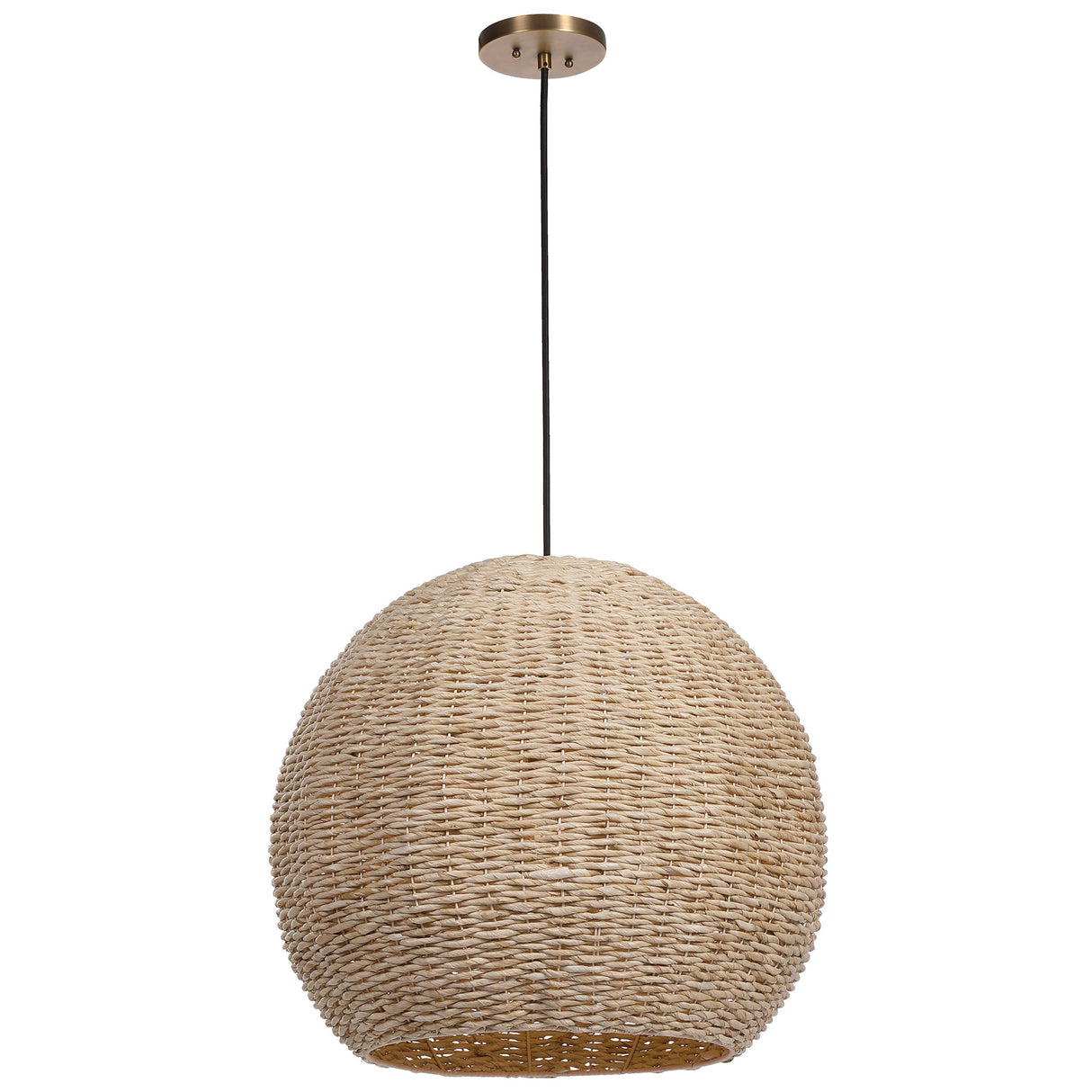 Uttermost  Seagrass 1 Light Dome Pendant