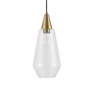 Uttermost Eichler Antique Brass 1 Light Mini Pendant