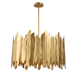 Uttermost Golden Gate 8 Light Industrial Pendant