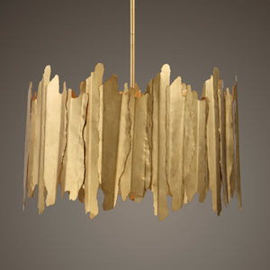 Uttermost Golden Gate 8 Light Industrial Pendant